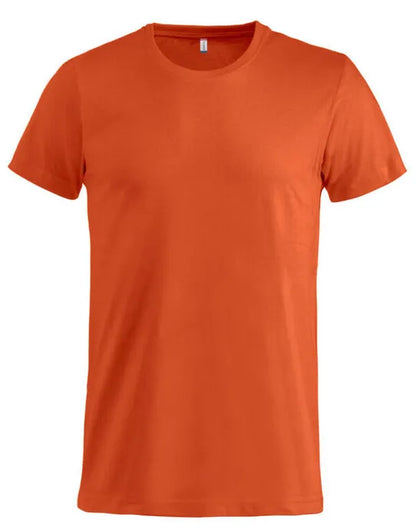 Clique - Basic T-Shirt cq029030 - Blood Orange - Customisable T-Shirt