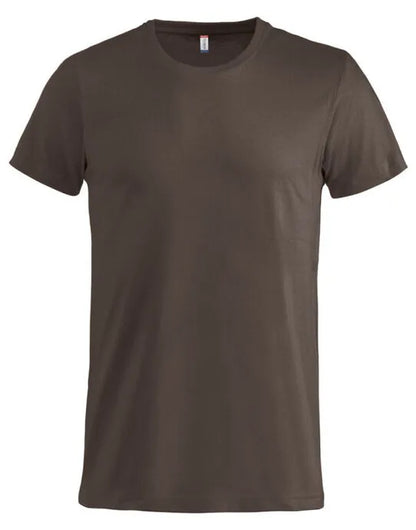 Clique - Basic T-Shirt cq029030 - Dark Mocca - Customisable T-Shirt