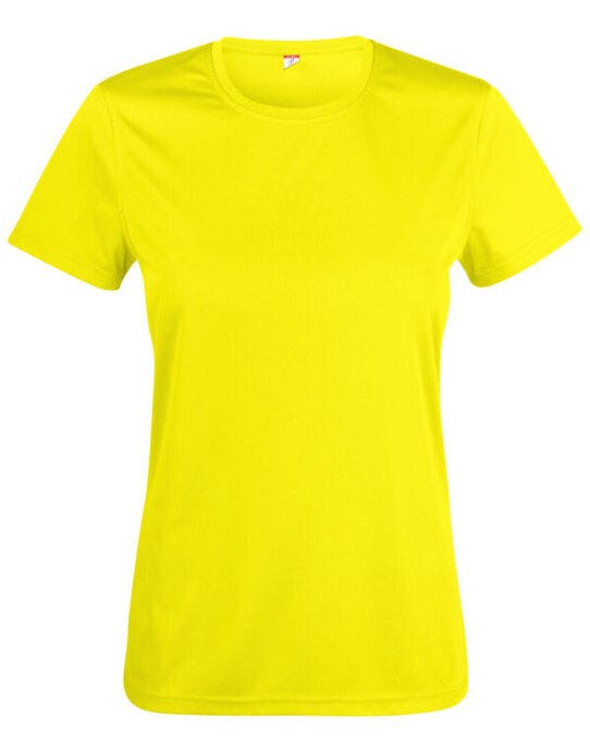 Clique Ladies Basic Active T Cq029039 - Visibility Yellow S - Customisable T-SHIRTS