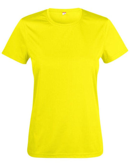 Clique Ladies Basic Active T Cq029039 - Visibility Yellow M - Customisable T-SHIRTS