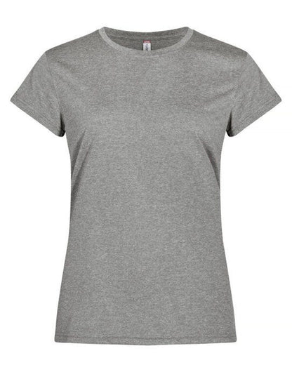 Clique Ladies Basic Active T Cq029039 - Grey Melange M - Customisable T-SHIRTS