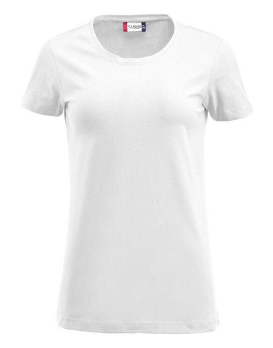 Clique Carolina S/S Cq029317 - White M - Customisable T-SHIRTS