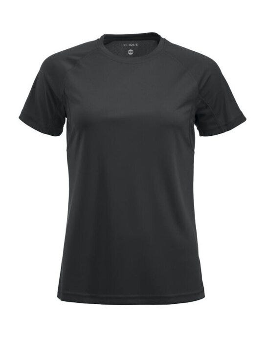 Clique Ladies Premium Active T Cq029339 - Black XL - Customisable T-SHIRTS