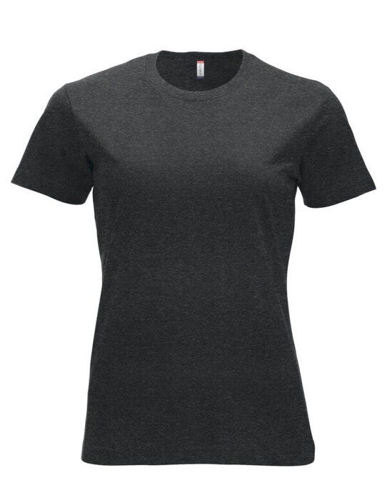 Clique Ladies New Classic T Cq029361 - Anthracite Melange XL - Customisable T-SHIRTS