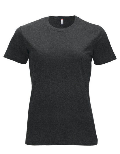 Clique Ladies New Classic T Cq029361 - Anthracite Melange XL - Customisable T-SHIRTS