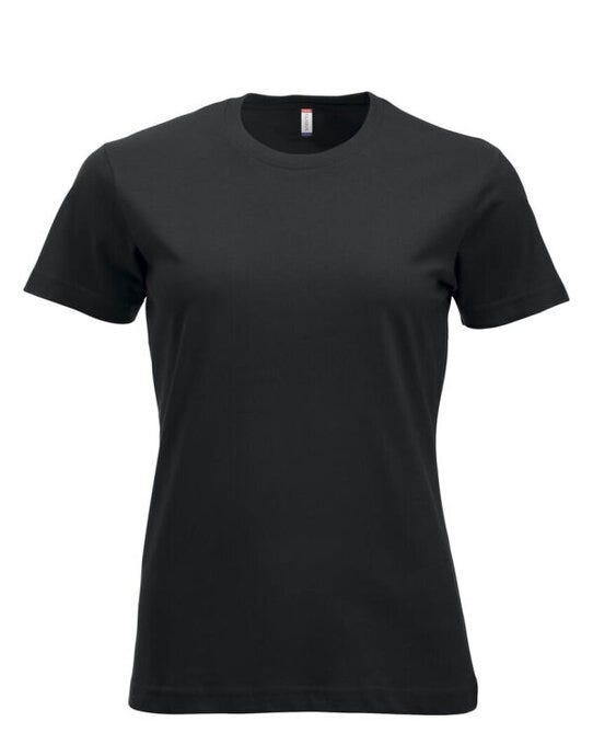 Clique Ladies New Classic T Cq029361 - Black XS - Customisable T-SHIRTS