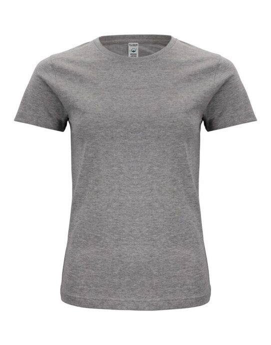 Clique Ladies Classic Oc T Cq029365 - Grey Melange L - Customisable T-SHIRTS