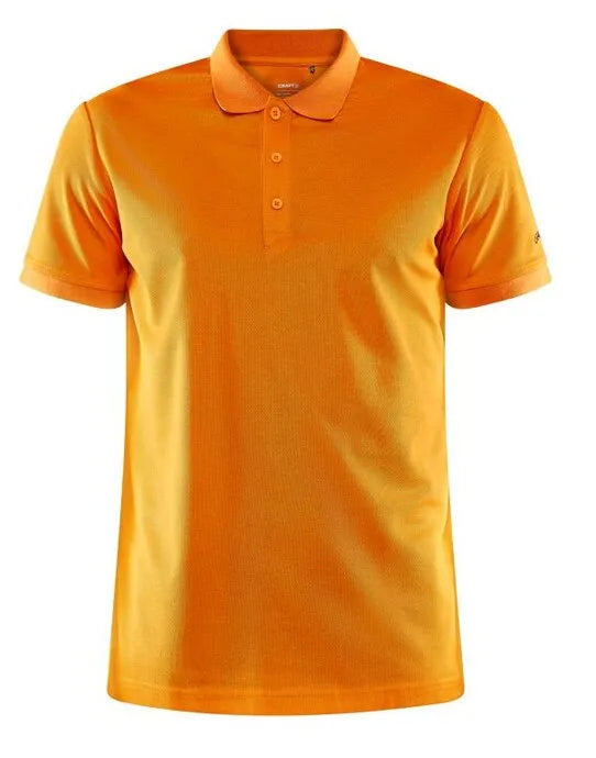 Craft Mens Core Unify Polo Shirt CR1909138 - Tiger Melange - Customisable Polos