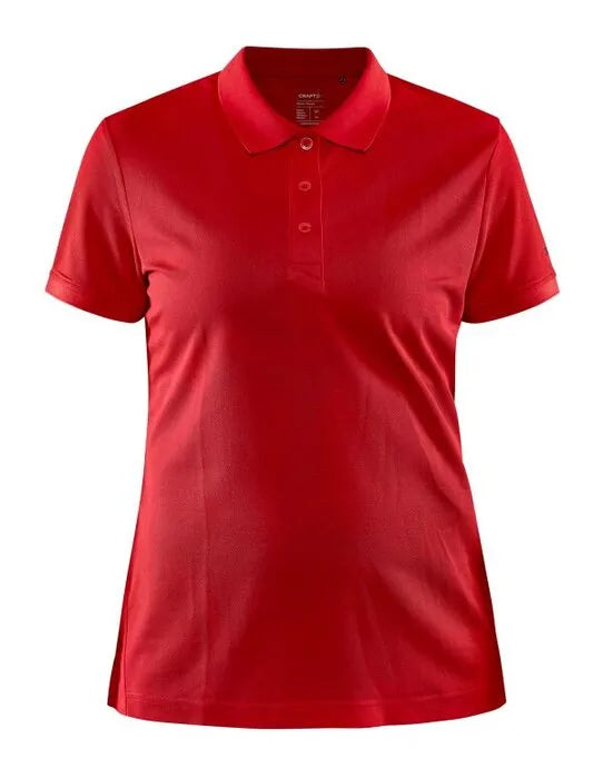 Craft Ladies Core Unify Polo Shirt CR1909139 - Bright Red S - Customisable Polos