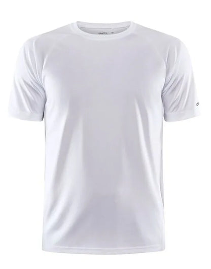 Craft Mens Core Unify Traiining Tee CR1909878 - White - Customisable T-Shirt