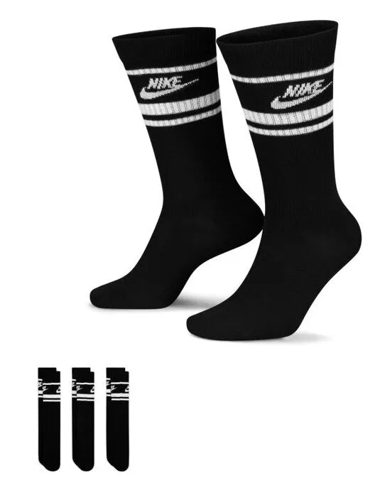 Nike Everyday Crew Socks Stripes 3 PR dx5089 - - Customisable Socks