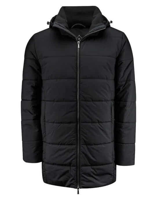 James Harvest Nordmont Long Jacket HAR2111042 - Black - Customisable Jacket