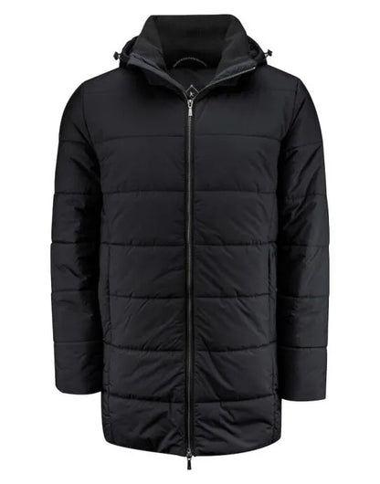 James Harvest Nordmont Long Jacket HAR2111042 - Black - Customisable Jacket