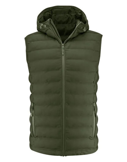 James Harvest Woodlake Heights Vest har2111043 - Moss Green - Customisable Outerwear
