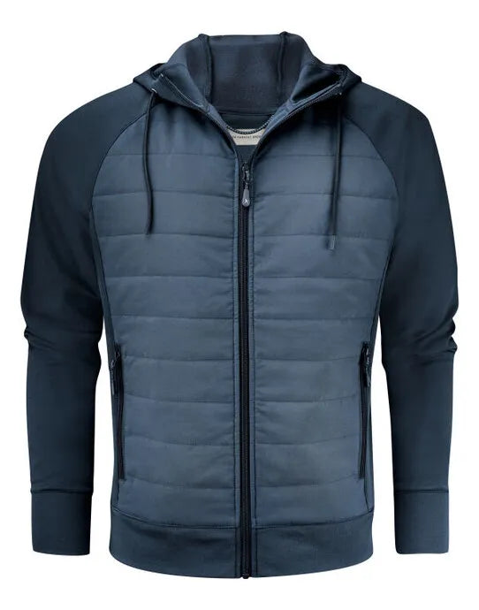 James Harvest Keyport Hooded Sweat HAR2112032 - Navy - Customisable Sweatshirts