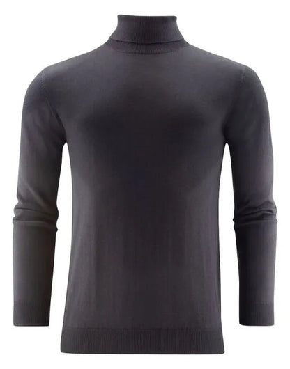 James Harvest Ashland Turtle Neck Knit HAR2112513 - Black - Customisable Sweatshirts