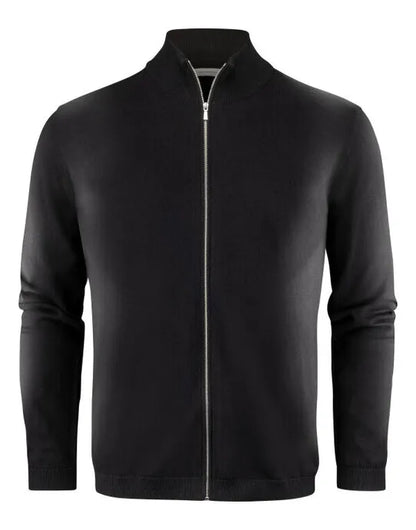 James Harvest Ashland Knitted Cardigan har2112514 - Black 3XL - Customisable Knitwear