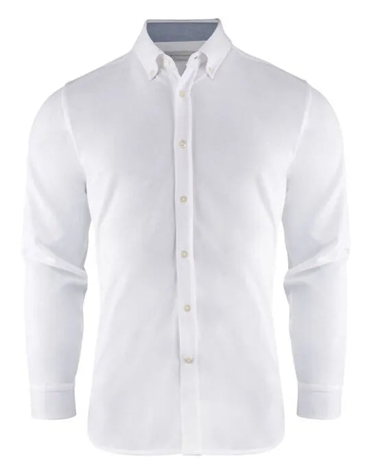 James Harvest Burlingham Jersey Shirt HAR2113038 - White 3XL - Customisable Shirts