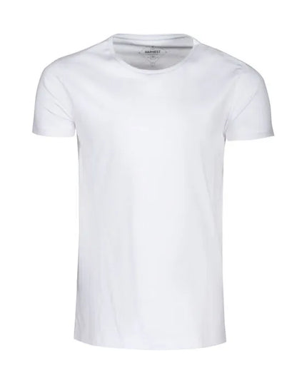 James Harvest Twoville Crew Neck T Shirt HAR2114005 - White - Customisable T-Shirt