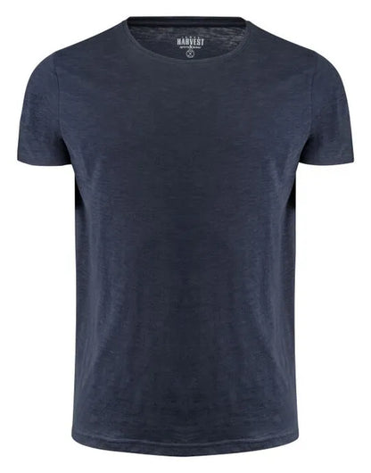 James Harvest Twoville Crew Neck T Shirt HAR2114005 - Navy - Customisable T-Shirt