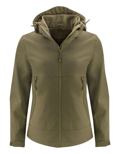 James Harvest Lodgetown Ladies Softshell har2121040 - Moss Green - Customisable Jacket