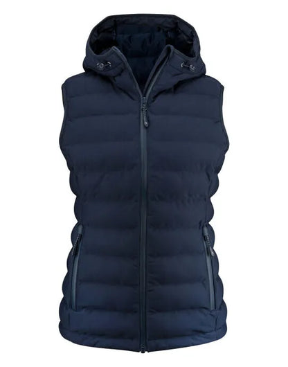 James Harvest Woodlake H Ladies Vest har2121046 - Navy - Customisable Outerwear