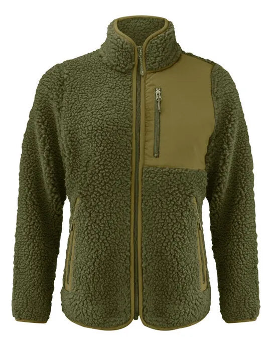 James Harvest Kingsley Ladies Fleece har2121504 - Moss Green - Customisable Outerwear
