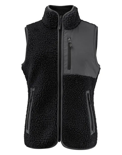 James Harvest Kingsley Vest Ladies har2121505 - Black - Customisable Outerwear