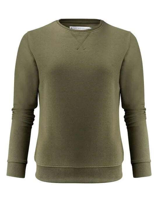 James Harvest Alder Heights Ladies Sweat HAR2122040 - Moss Green - Customisable Sweatshirts