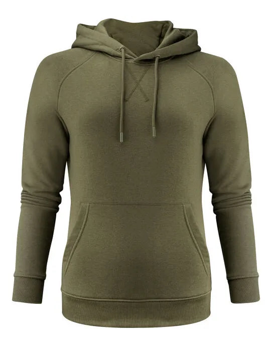 James Harvest Hardin Heights Ladies Hood HAR2122041 - Moss Green - Customisable Sweatshirts