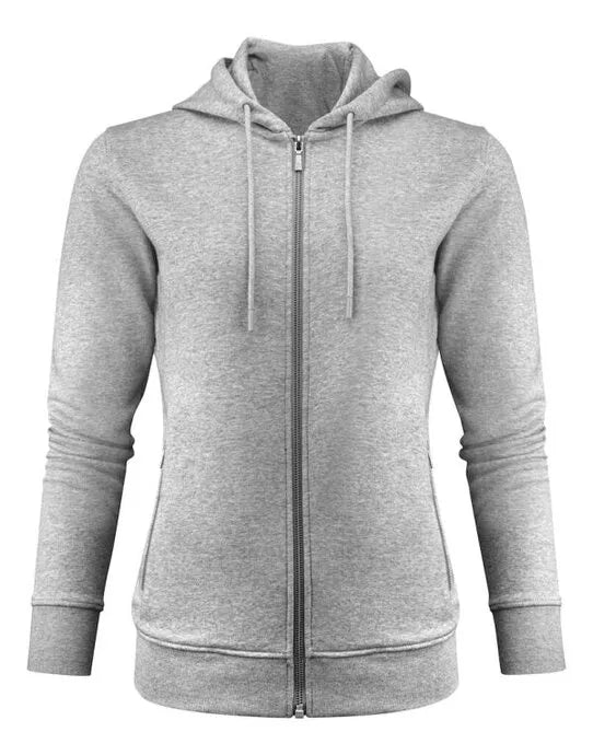 James Harvest Westwood H Ladies Hood HAR2122043 - Grey Melange 2XL - Customisable Sweatshirts