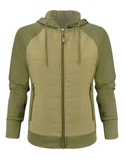 James Harvest Keyport Ladies Hood Sweat HAR2122044 - Moss Green - Customisable Sweatshirts