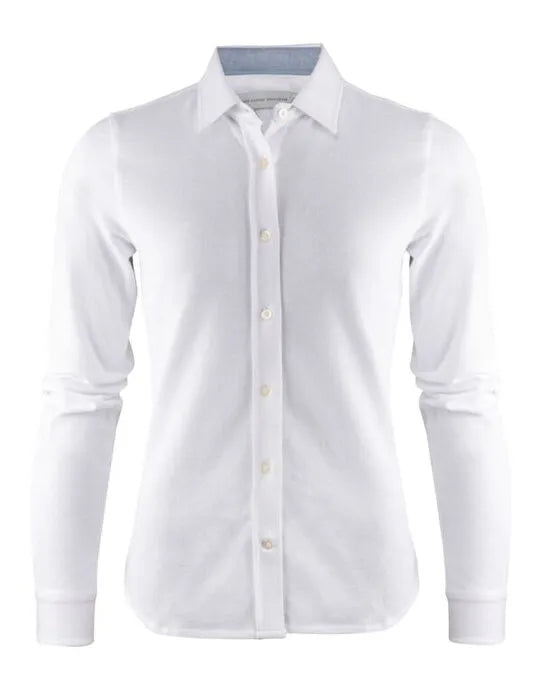 James Harvest Burlingham Ladies Shirt HAR2123028 - White - Customisable Shirts