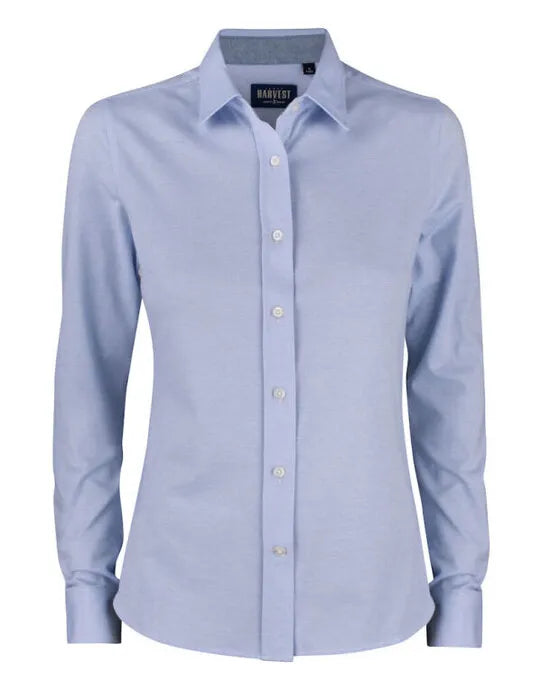 James Harvest Burlingham Ladies Shirt HAR2123028 - Light Blue - Customisable Shirts