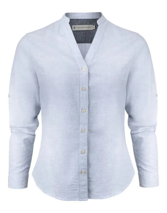 James Harvest Townsend Ladies Shirt HAR2123032 - Light Blue L - Customisable Shirts