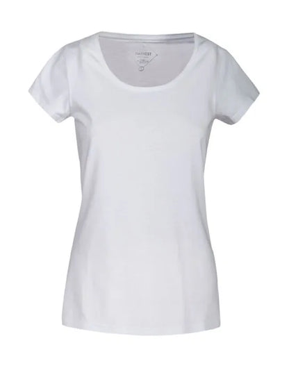 James Harvest Twoville Ladies T Shirt HAR2124005 - White - Customisable T-Shirt