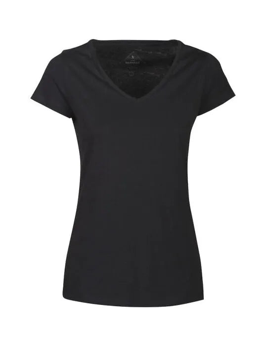 James Harvest Whailford V-Neck Ladies T HAR2124006 - Black - Customisable Polos