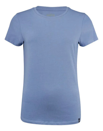 James Harvest American U Ladies T Shirt HAR2124008 - Summer Blue - Customisable T-Shirt