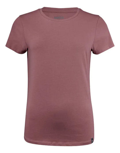 James Harvest American U Ladies T Shirt HAR2124008 - Dusty Red S - Customisable T-Shirt