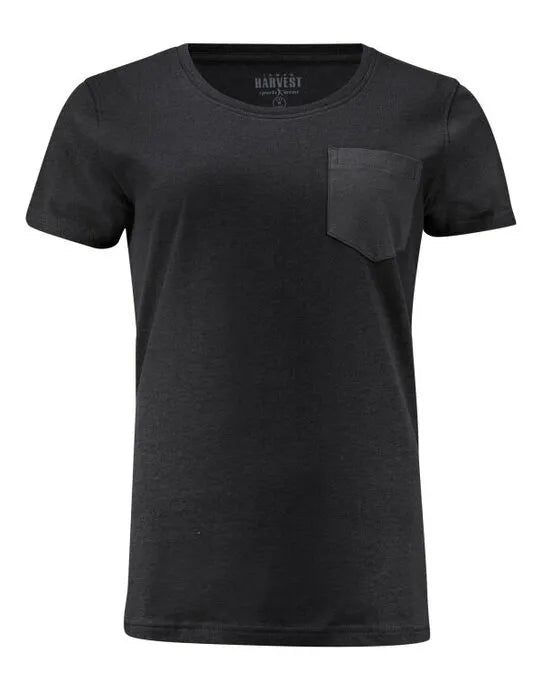 James Harvest Walcott Ladies T Shirt HAR2124009 - Black - Customisable T-Shirt