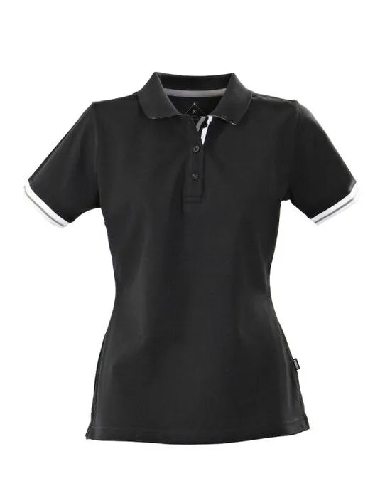 James Harvest Ladies Antreville Polo HAR2125025 - Black - Customisable Polos