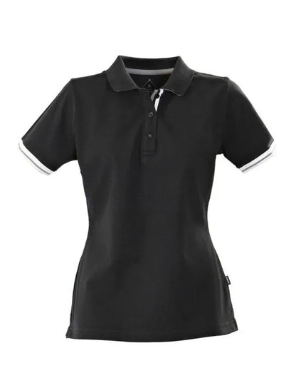 James Harvest Ladies Antreville Polo HAR2125025 - Black - Customisable Polos