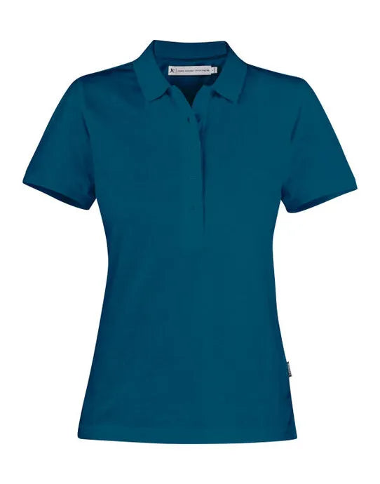 James Harvest Neptune Ladies Polo HAR2125033 - Petrol - Customisable Polos
