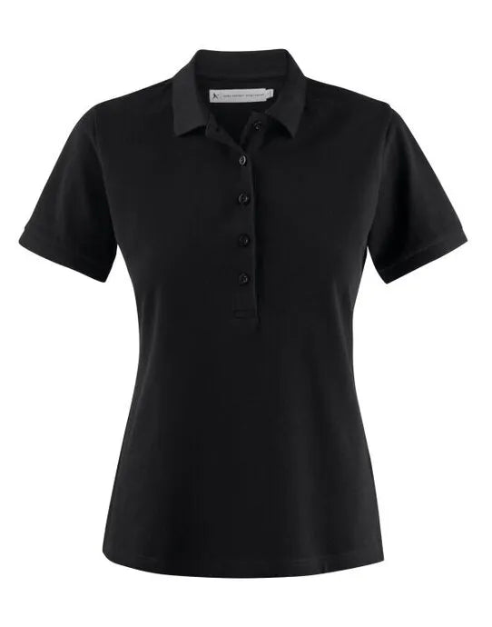 James Harvest Neptune Ladies Polo HAR2125033 - Black - Customisable Polos