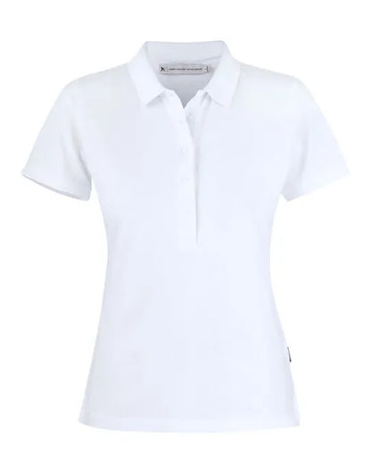 James Harvest Sunset Ladies Polo HAR2125034 - White - Customisable Polos
