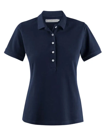 James Harvest Sunset Ladies Polo HAR2125034 - Navy - Customisable Polos