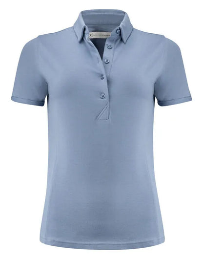 James Harvest American Ladies Polo HAR2125038 - Summer Blue - Customisable Polos