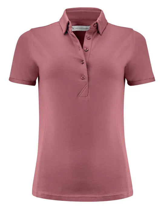 James Harvest American Ladies Polo HAR2125038 - Dusty Red - Customisable Polos