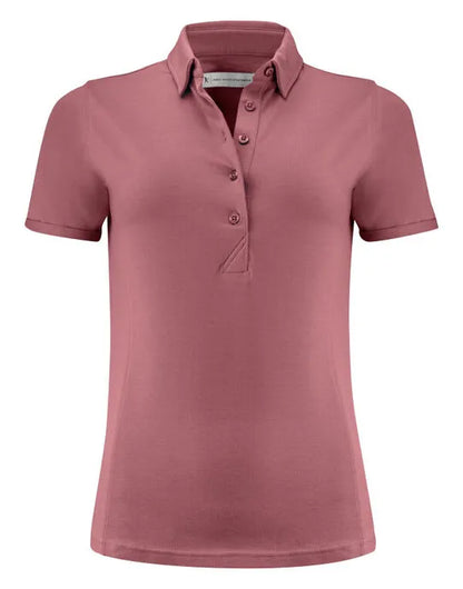 James Harvest American Ladies Polo HAR2125038 - Dusty Red - Customisable Polos