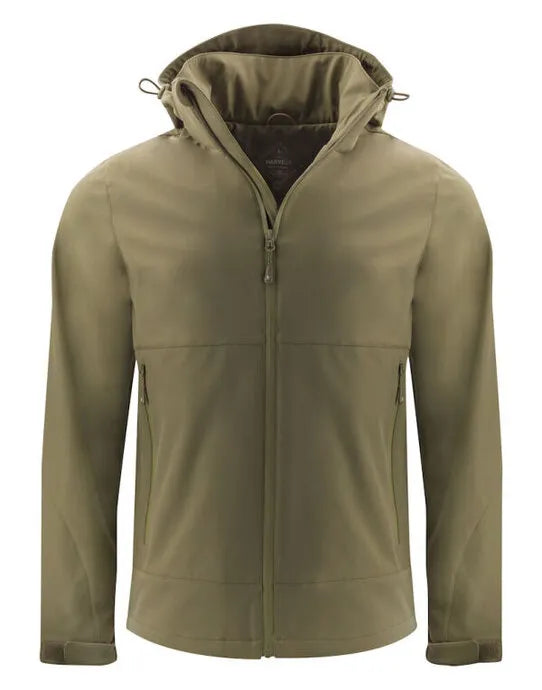 James Harvest Lodgetown Softshell Jacket HAR2131042 - Moss Green - Customisable Softshell Jacket